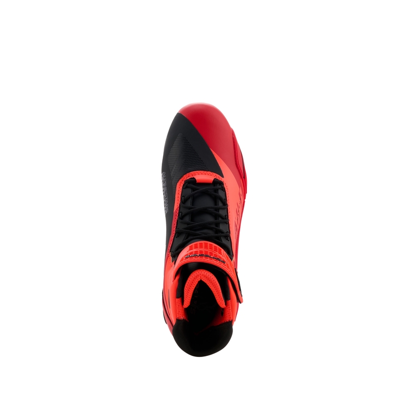 Bottes de moto Alpinestars Faster-4 MM93, collection fluo, rouge-rouge-noir