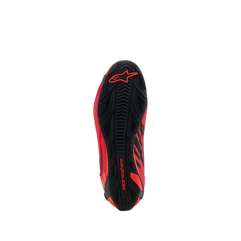 Bottes de moto Alpinestars Faster-4 MM93, collection fluo, rouge-rouge-noir