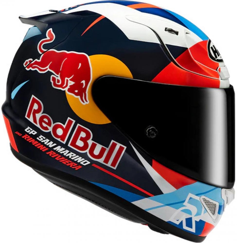 Casque intégral de moto HJC RPHA 12 Red Bull Misano GP 2 MC21 bleu-blanc-rouge