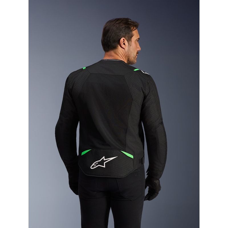 Blouson de moto Alpinestars T-SPS Air V2 noir-vert fluo