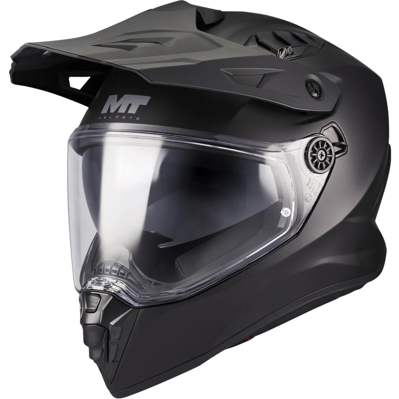 Casque de moto enduro MT Track SV Pure A1 noir mat - II. qualité