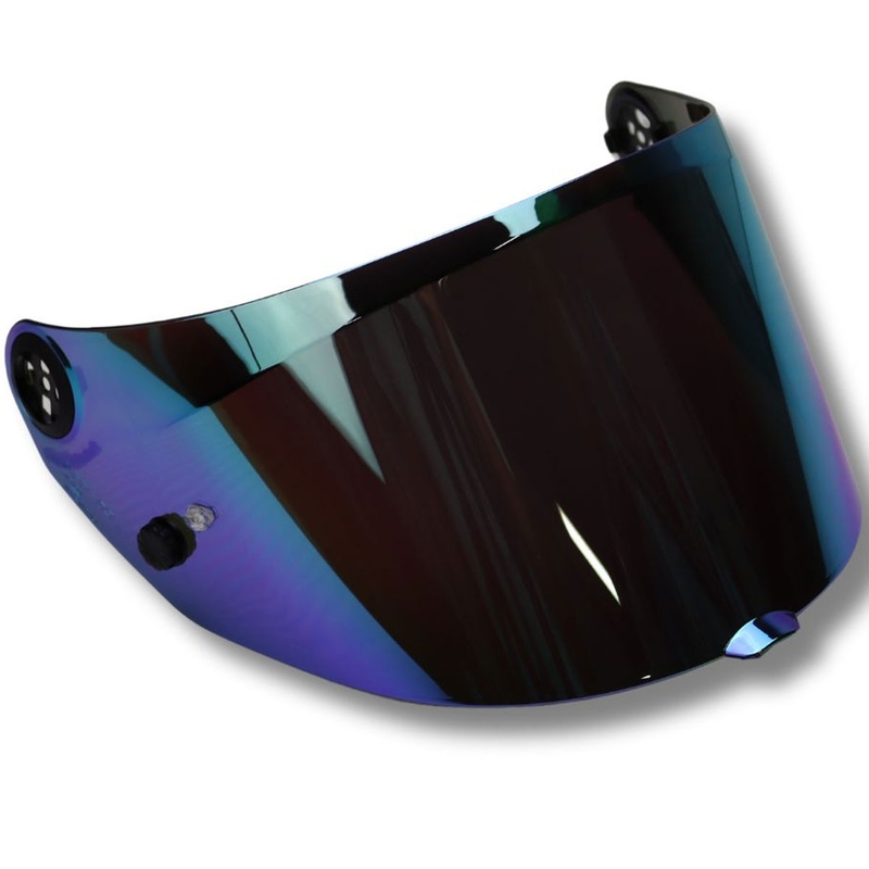 Visière pour casques de moto Nolan X804 RS Cosmic Iridium Blue.SR-NFR/2ACT bleu miroir
