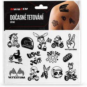 Tatouage temporaire MotoZem pour enfants