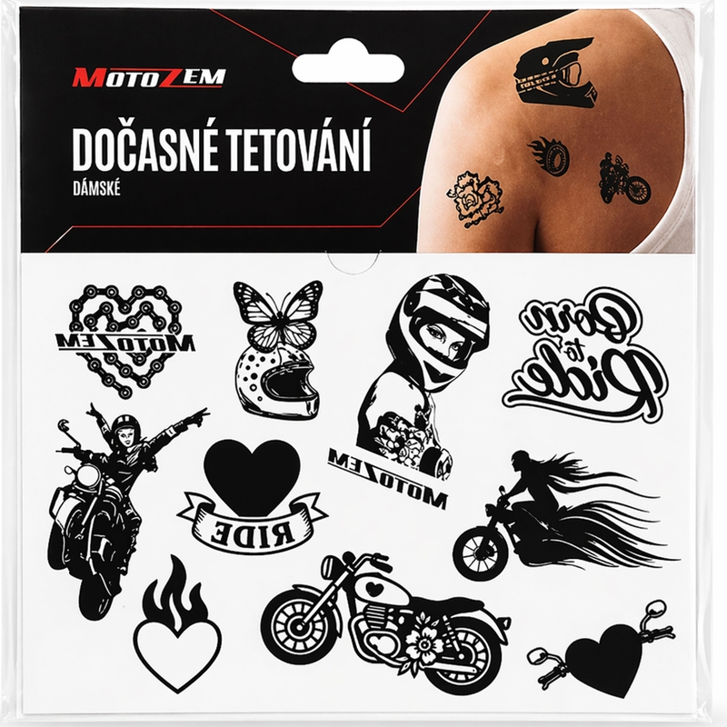 Tatouage temporaire MotoZem Femme