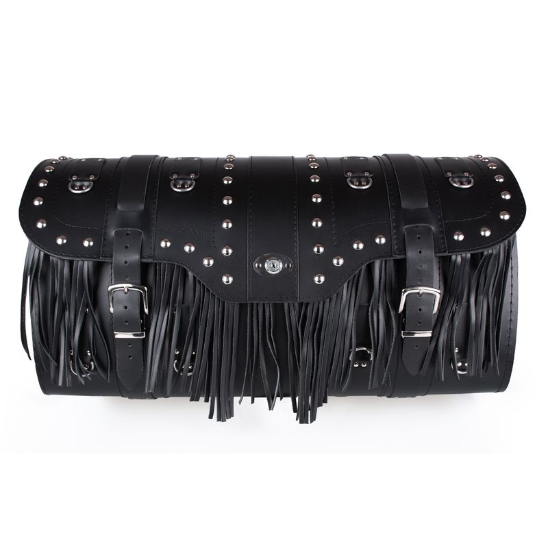 Chopper RSA-16C mallette moto en cuir avec serrure - II. qualité