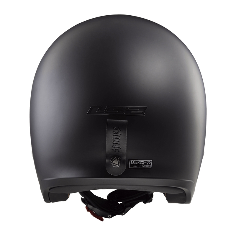 Casque de moto jet LS2 OF599 Spitfire II Noir mat uni - II. qualité
