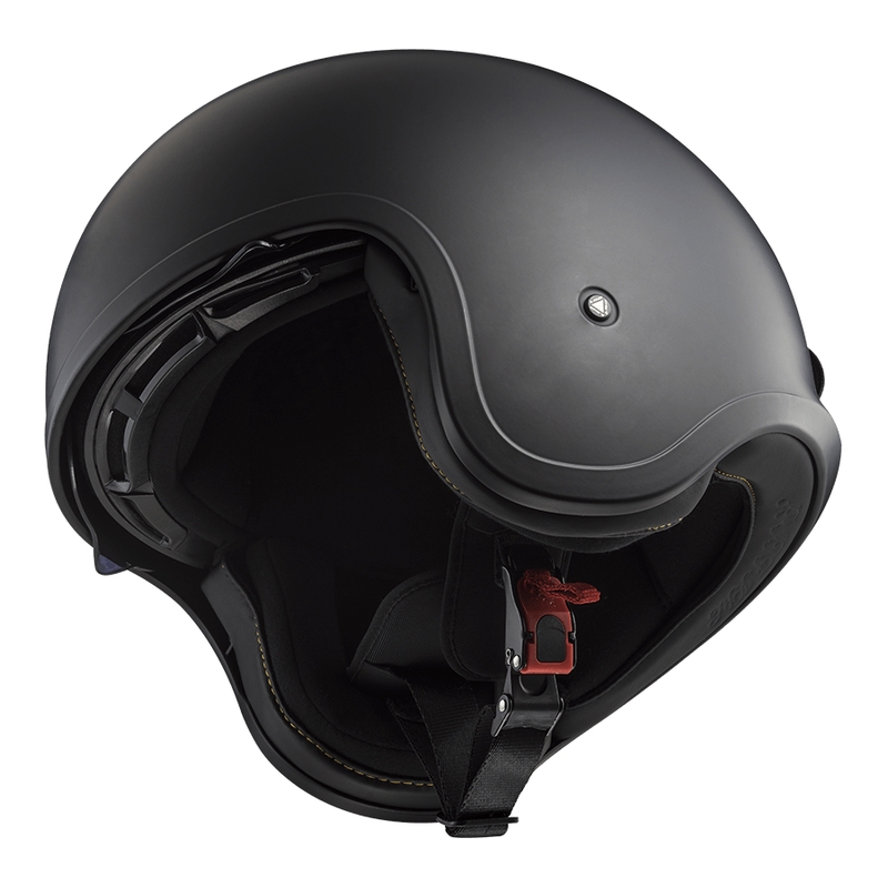 Casque de moto jet LS2 OF599 Spitfire II Noir mat uni - II. qualité