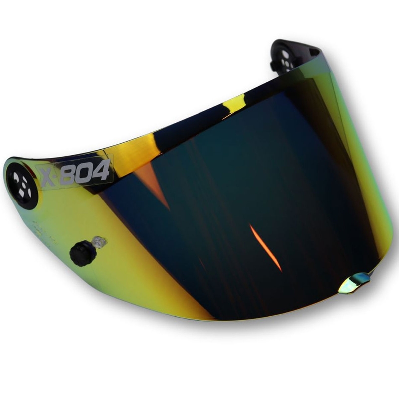 Visière pour casques de moto Nolan X804 RS Iridium Orange - XFR-03 NFR/2ACT FLAT/RS/ULTRA