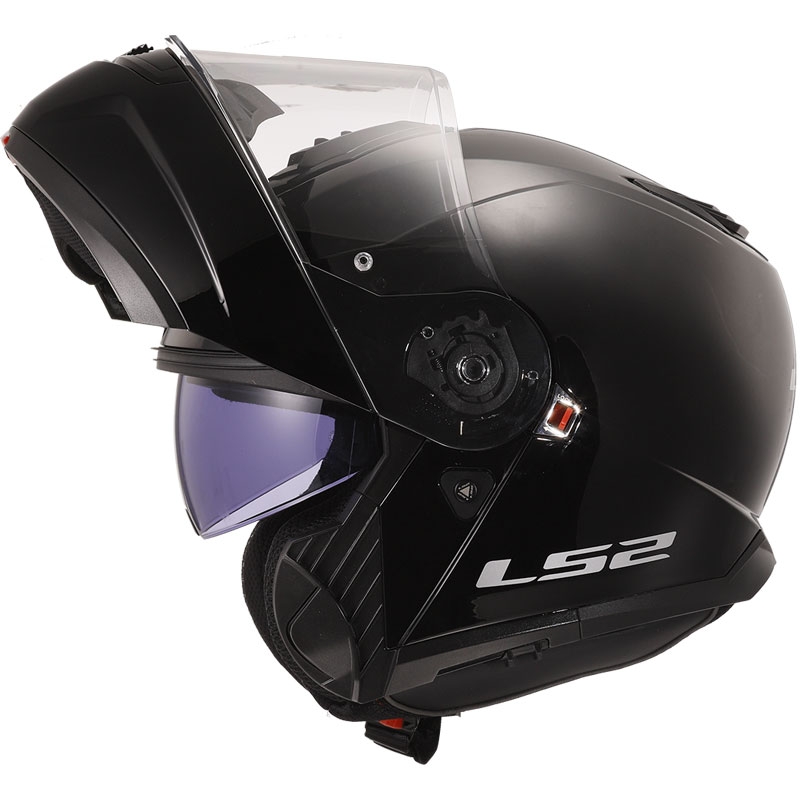 Casque modulable LS2 FF908 Strobe II noir brillant 2 - II. qualité