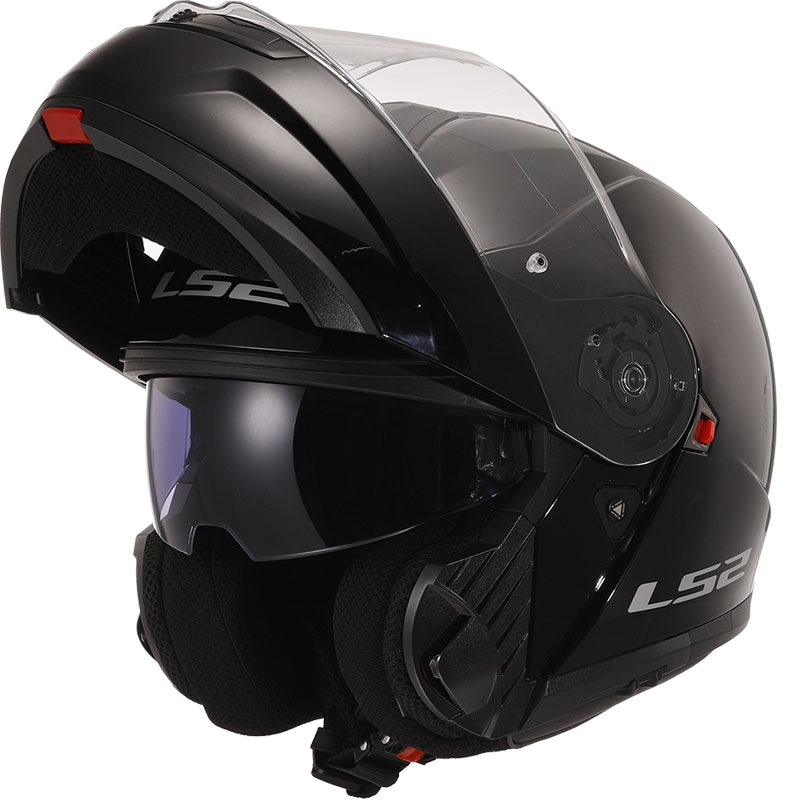 Casque modulable LS2 FF908 Strobe II noir brillant 2 - II. qualité