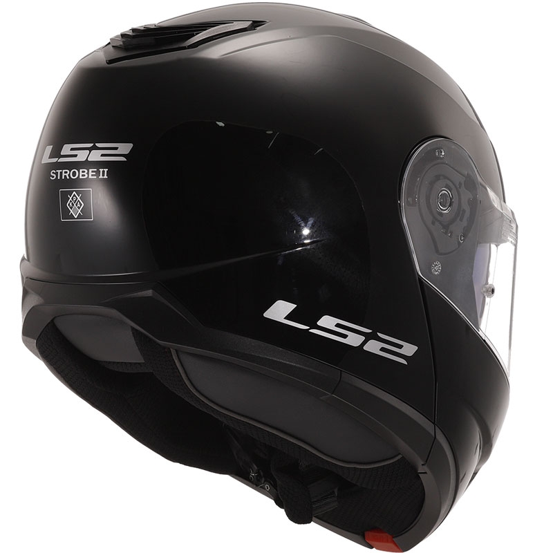 Casque modulable LS2 FF908 Strobe II noir brillant 2 - II. qualité