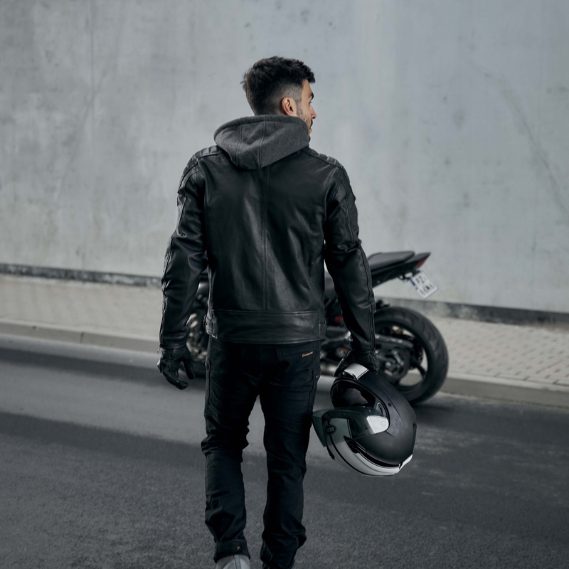 Blouson de moto Rebelhorn Impala noir - 2ème qualité - II. qualité