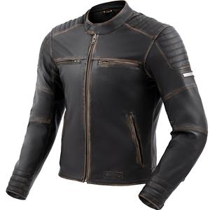 Blouson de moto en cuir marron Rebelhorn Hunter II - 2e qualité - II. qualité