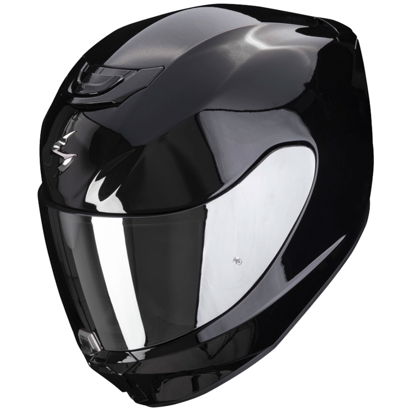 Casque intégral de moto Scorpion EXO-391 Solid, noir brillant - II. qualité