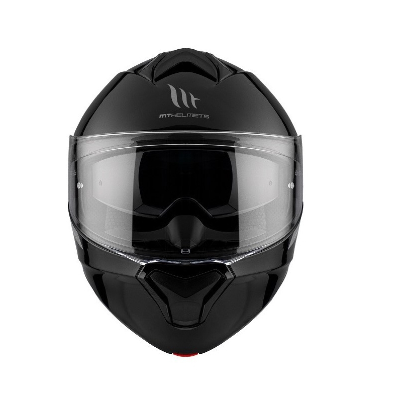 Casque de moto modulable MT Genesis SV Solid A1 noir brillant 2 - II. qualité