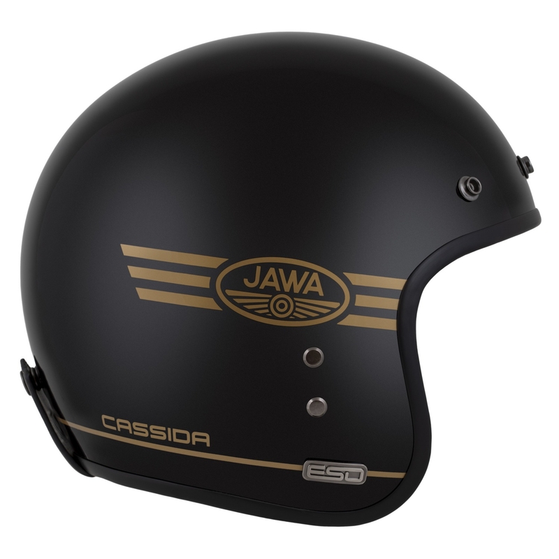 Casque ouvert Cassida Eso Jawa Pérák noir perle-or - II. qualité