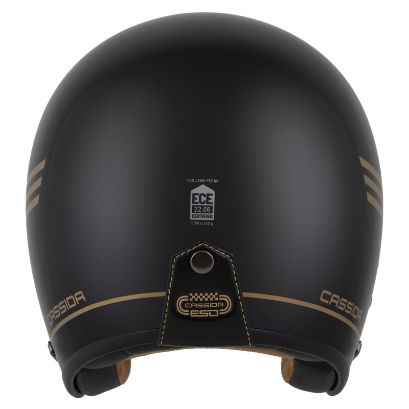 Casque ouvert Cassida Eso Jawa Pérák noir perle-or - II. qualité