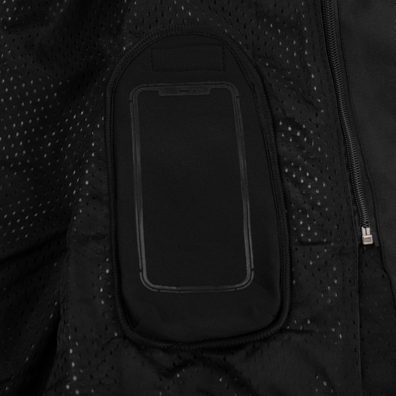 Blouson de moto RSA Runway noir et blanc - 2e qualité - II. qualité