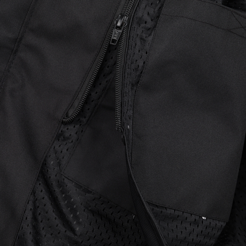 Blouson de moto RSA Runway noir et blanc - 2e qualité - II. qualité