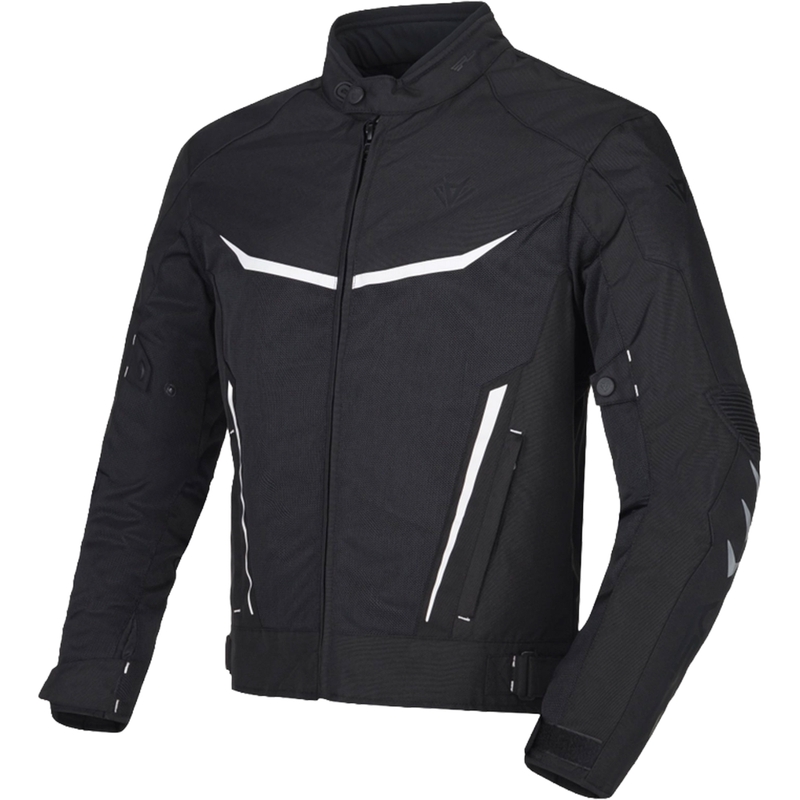 Blouson de moto RSA Runway noir et blanc - 2e qualité - II. qualité