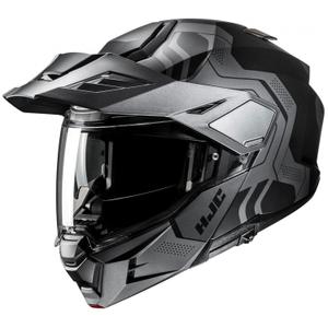 Casque de moto modulable HJC i80 Velly MC5SF noir-gris - II. qualité