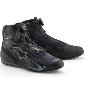 Bottes de moto Alpinestars Celer ventilées, noir-gris foncé
