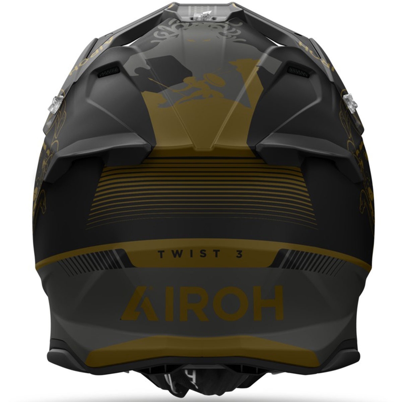Casque de motocross Airoh Twist 3 Titan mat
