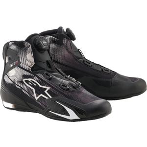 Bottes de moto Alpinestars Celer Vented noires et blanches
