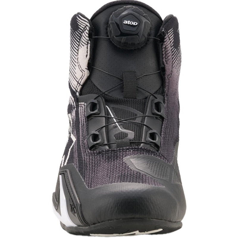 Bottes de moto Alpinestars Celer Vented noires et blanches