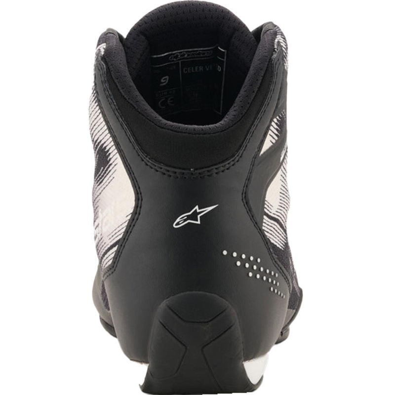 Bottes de moto Alpinestars Celer Vented noires et blanches