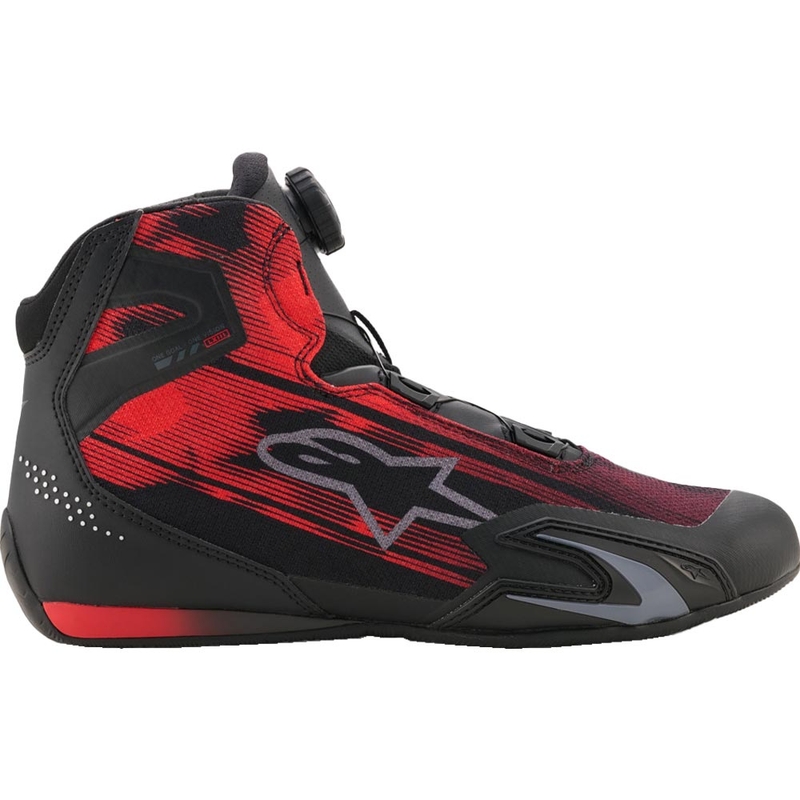Bottes de moto Alpinestars Celer Vented noires et rouges