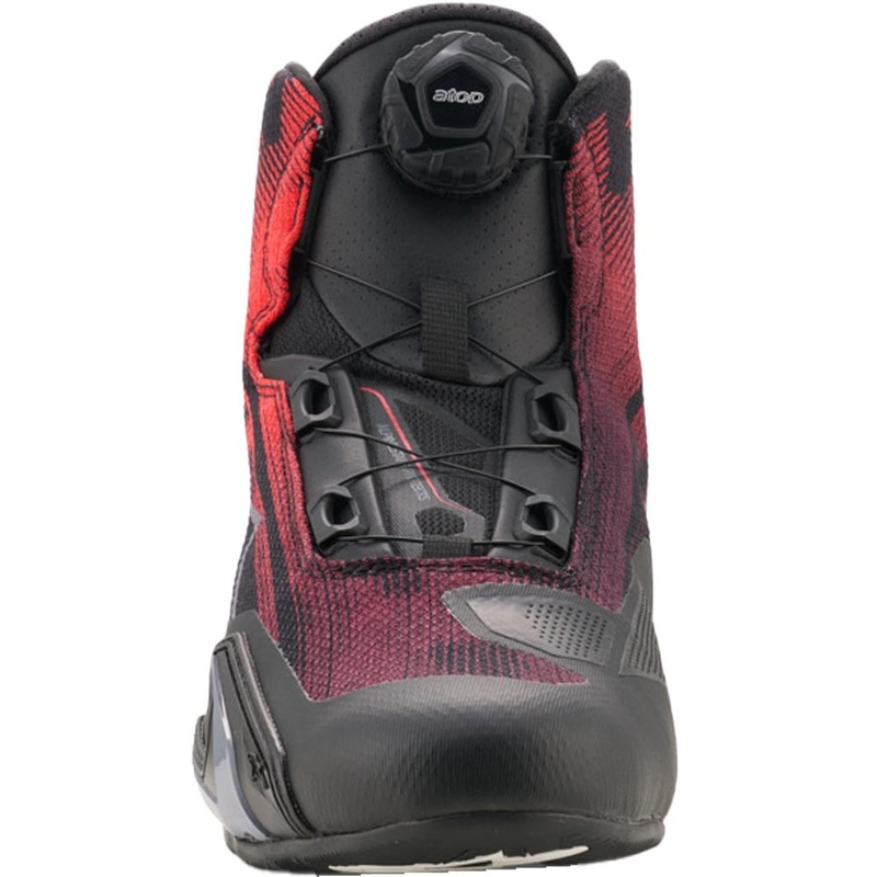 Bottes de moto Alpinestars Celer Vented noires et rouges