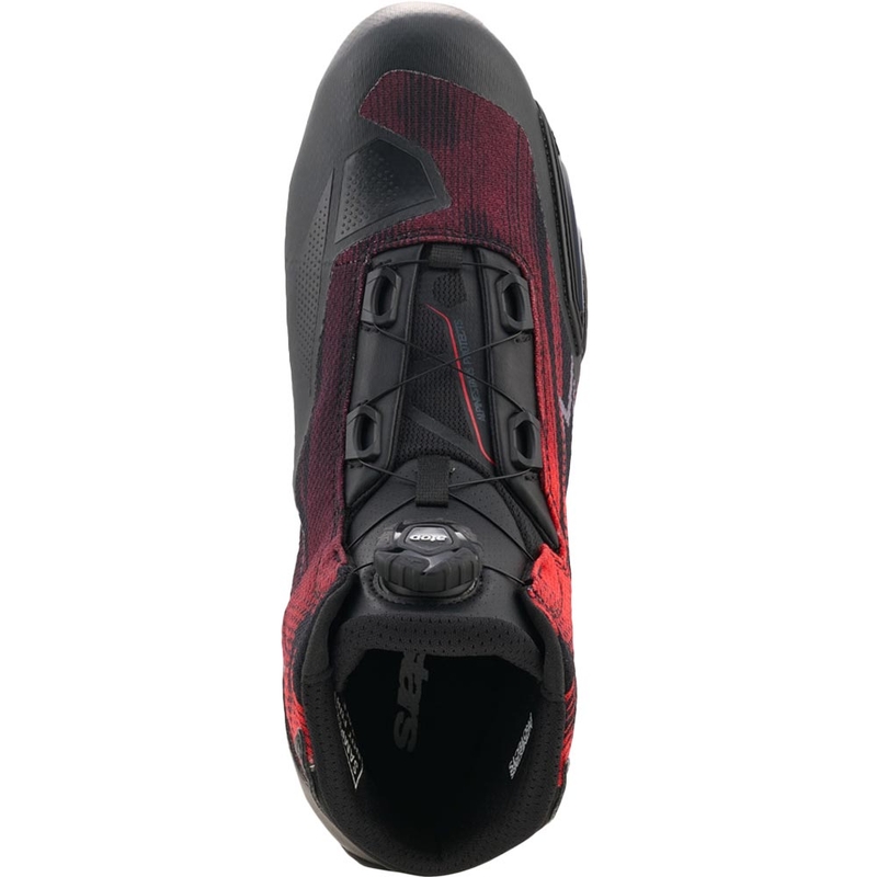 Bottes de moto Alpinestars Celer Vented noires et rouges