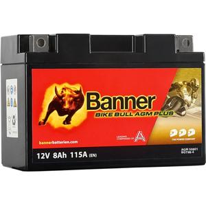 Batterie AGM Banner Bike Bull AGM PLUS AGM PLUS 508 01 / BGT9B-4 - GT9B-4