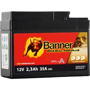 Batterie AGM Banner Bike Bull AGM PLUS AGM PLUS 503 01 / BGTR4A-S - GTR4A-S