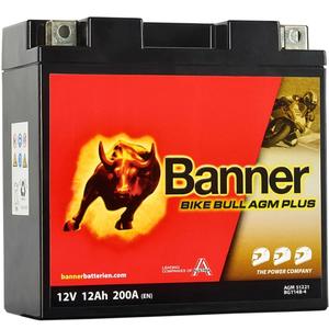 Batterie AGM Banner Bike Bull AGM PLUS AGM PLUS 512 21 / BGT14B-4 - GT14B-4