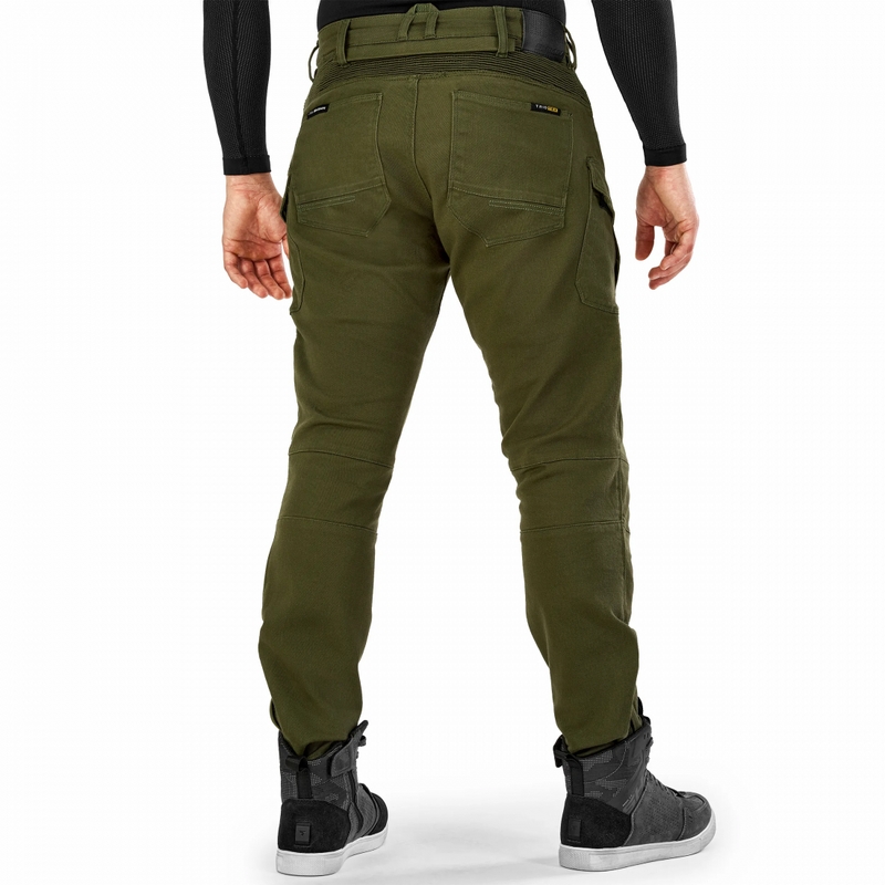 Pantalon moto extensible Shima Giro 3.0 kaki
