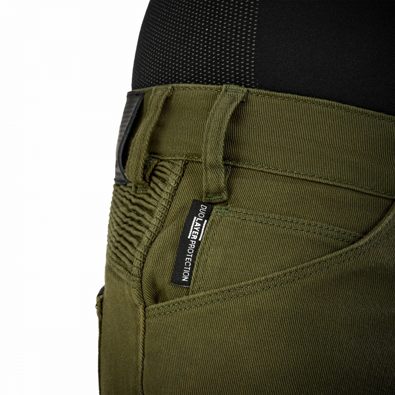 Pantalon moto extensible Shima Giro 3.0 kaki
