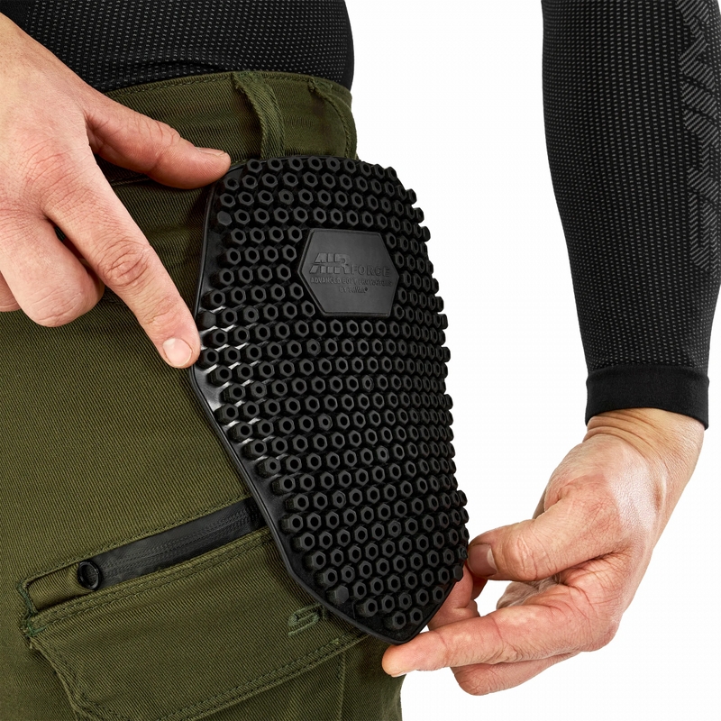 Pantalon moto extensible Shima Giro 3.0 kaki