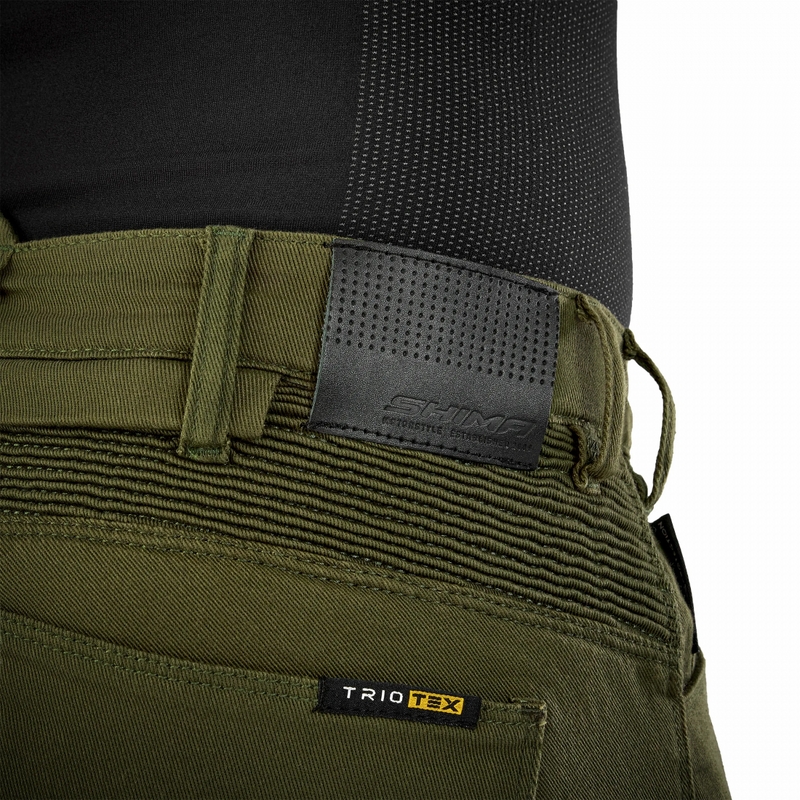 Pantalon moto extensible Shima Giro 3.0 kaki