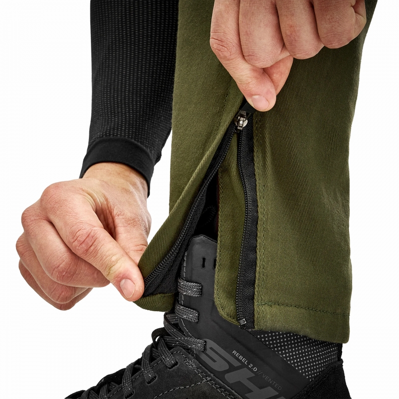 Pantalon moto extensible Shima Giro 3.0 kaki