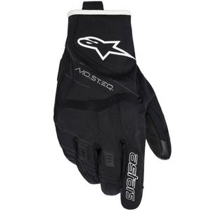 Gants de moto Alpinestars MOBLAST WATERPROOF noir et blanc cassé