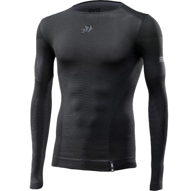 T-shirt fonctionnel à manches longues SIXS BT TS2L V2 noir-gris foncé