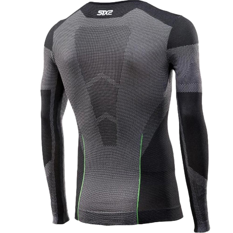 T-shirt fonctionnel à manches longues SIXS BT TS2L V2 noir carbone