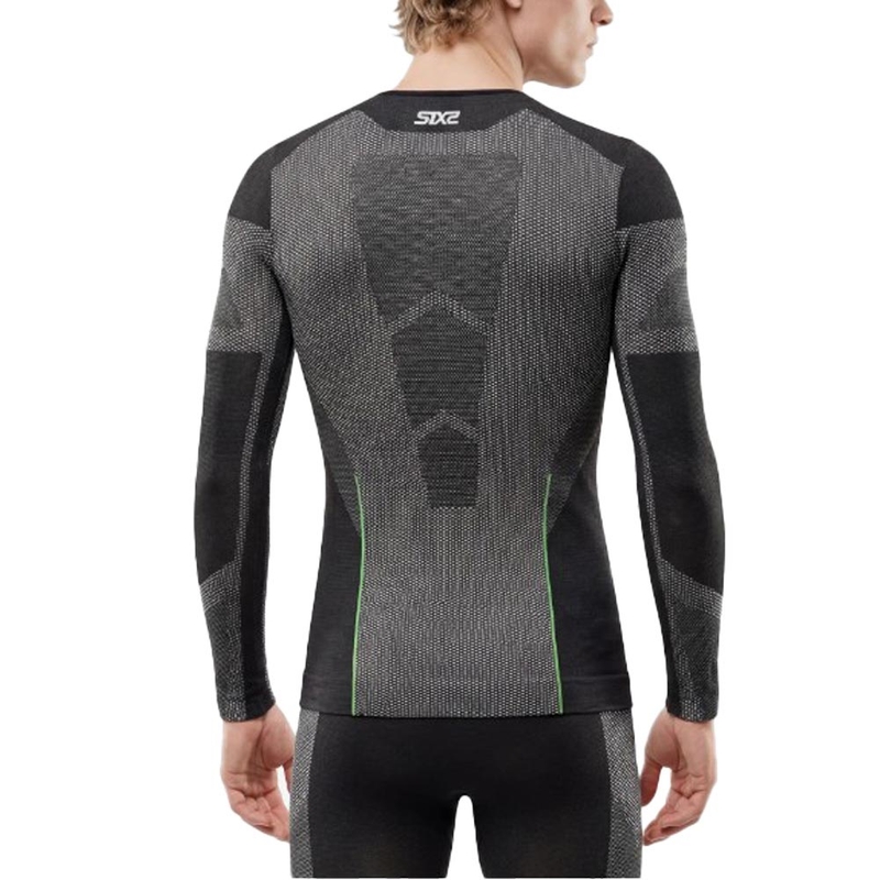 T-shirt fonctionnel à manches longues SIXS BT TS2L V2 noir carbone