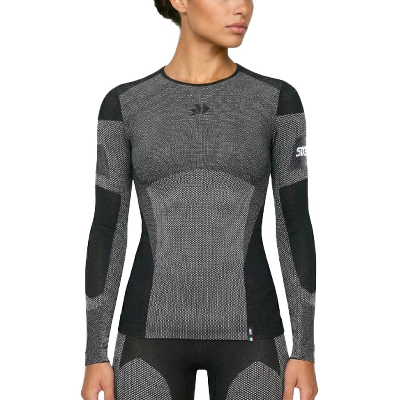 T-shirt fonctionnel à manches longues SIXS BT TS2L V2 noir carbone