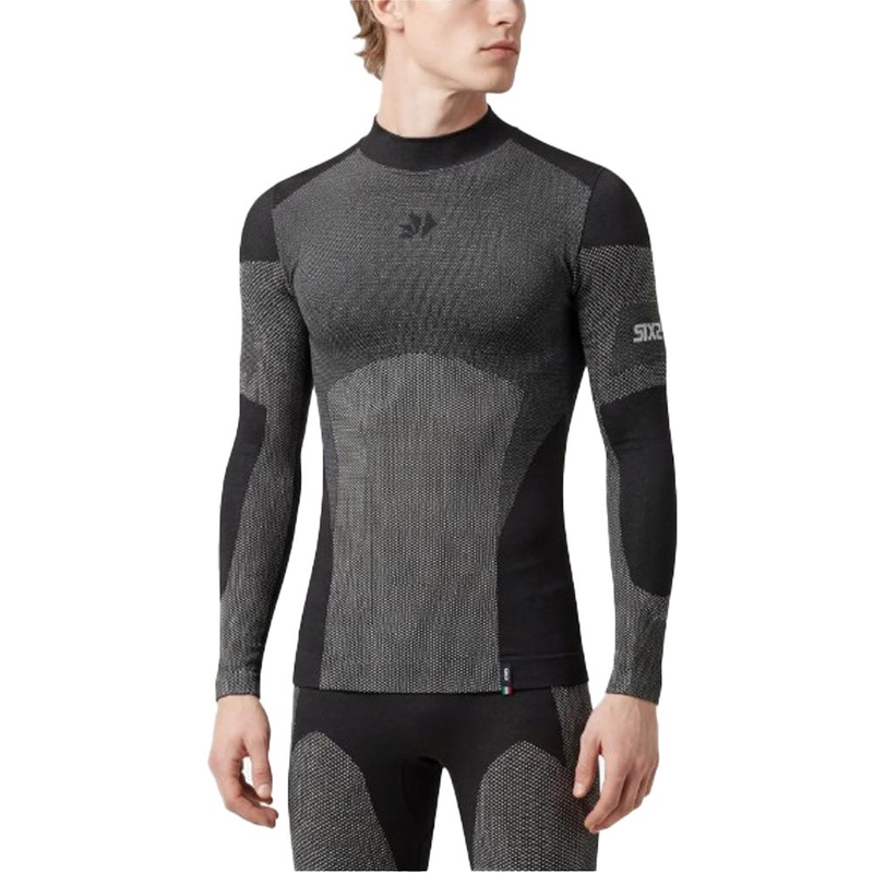 T-shirt fonctionnel à manches longues SIXS BT TS3L V2 noir carbone