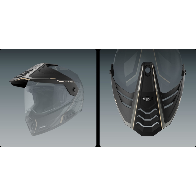 Casque Outlander Mesh avec oreillette, SENA (noir mat)
