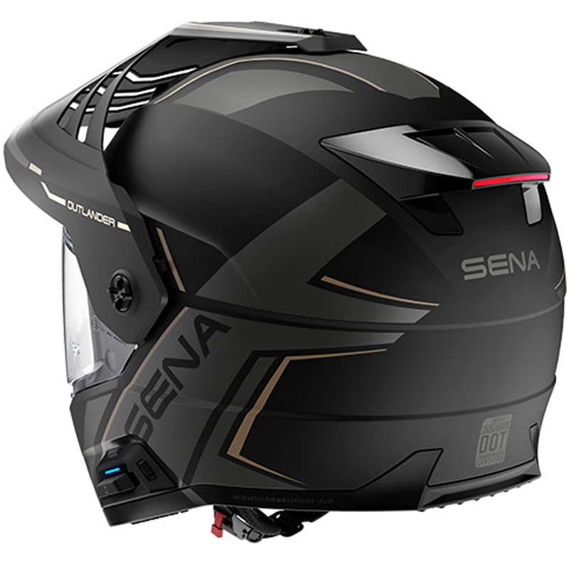 Casque Outlander Mesh avec oreillette, SENA (noir mat)