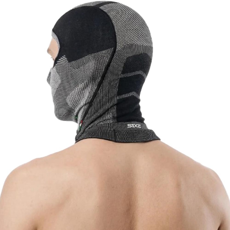 Cagoule de casque SIXS BT DBXL V2 noire carbone